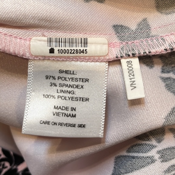 New York & Company blush pink floral sleeveless dress size 8 - Picture 6 of 6